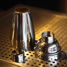 How to use a three-piece cocktail shaker image
