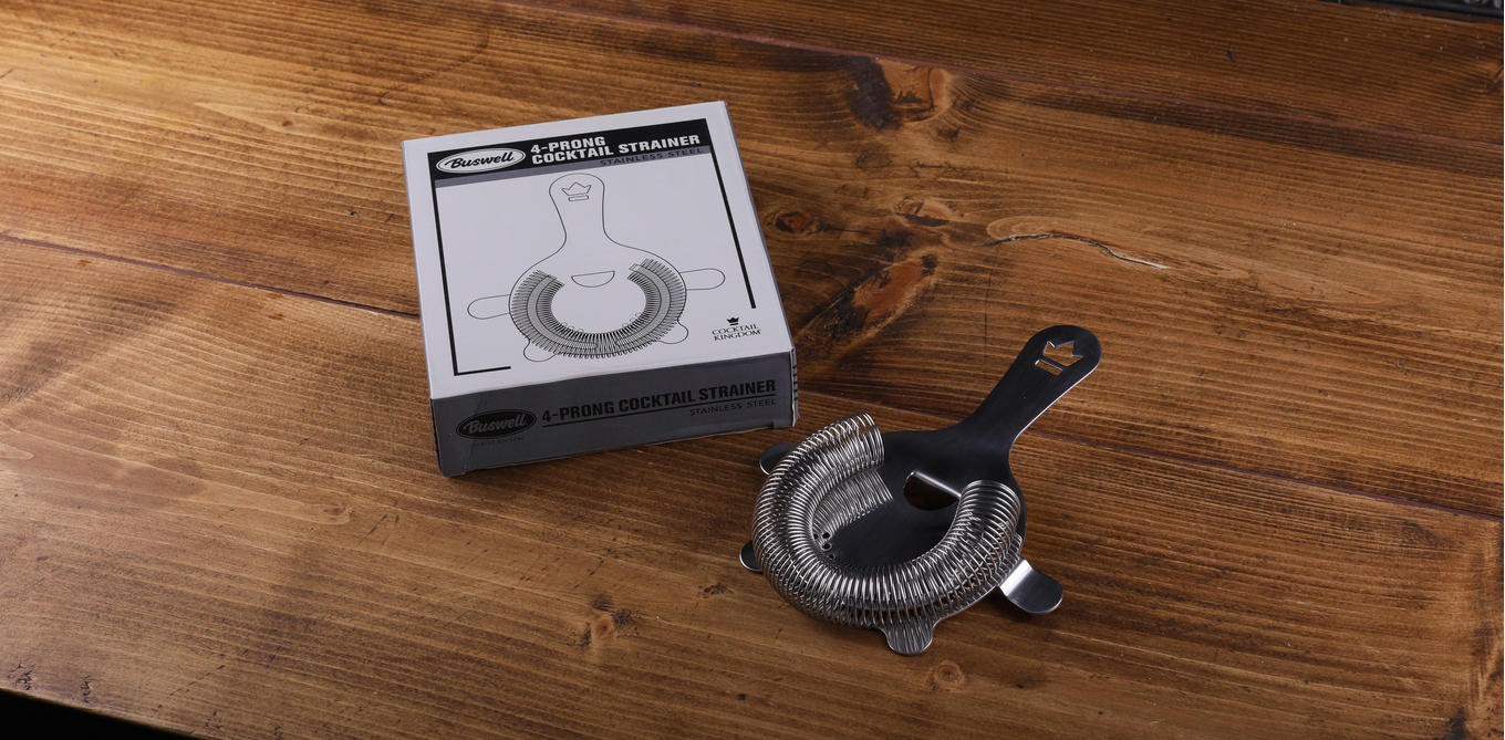 Cocktail Kingdom Buswell 4-Prong Hawthorne Strainer image 3