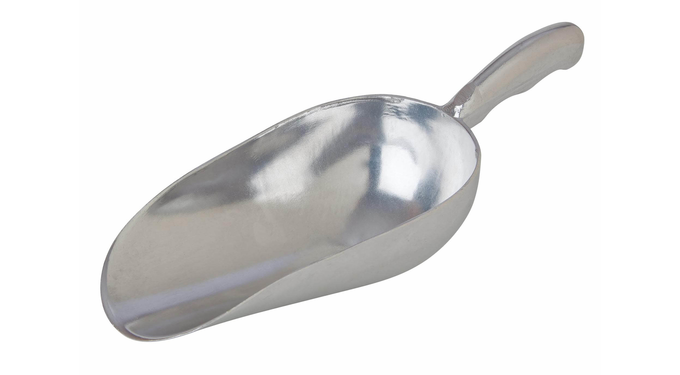 Ice Scoop 12oz Aluminium image 1