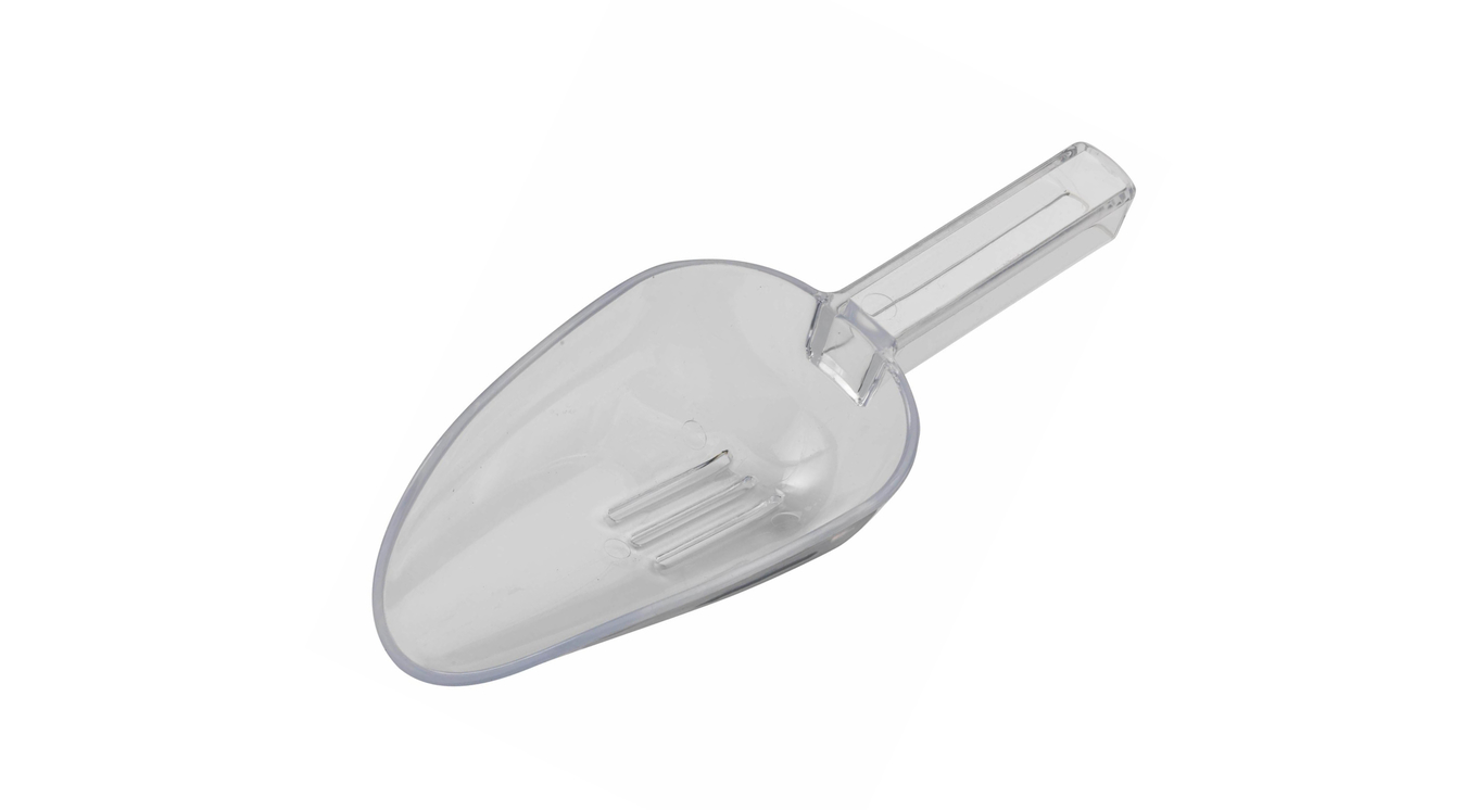 Ice Scoop 7oz Clear Plastic image 1