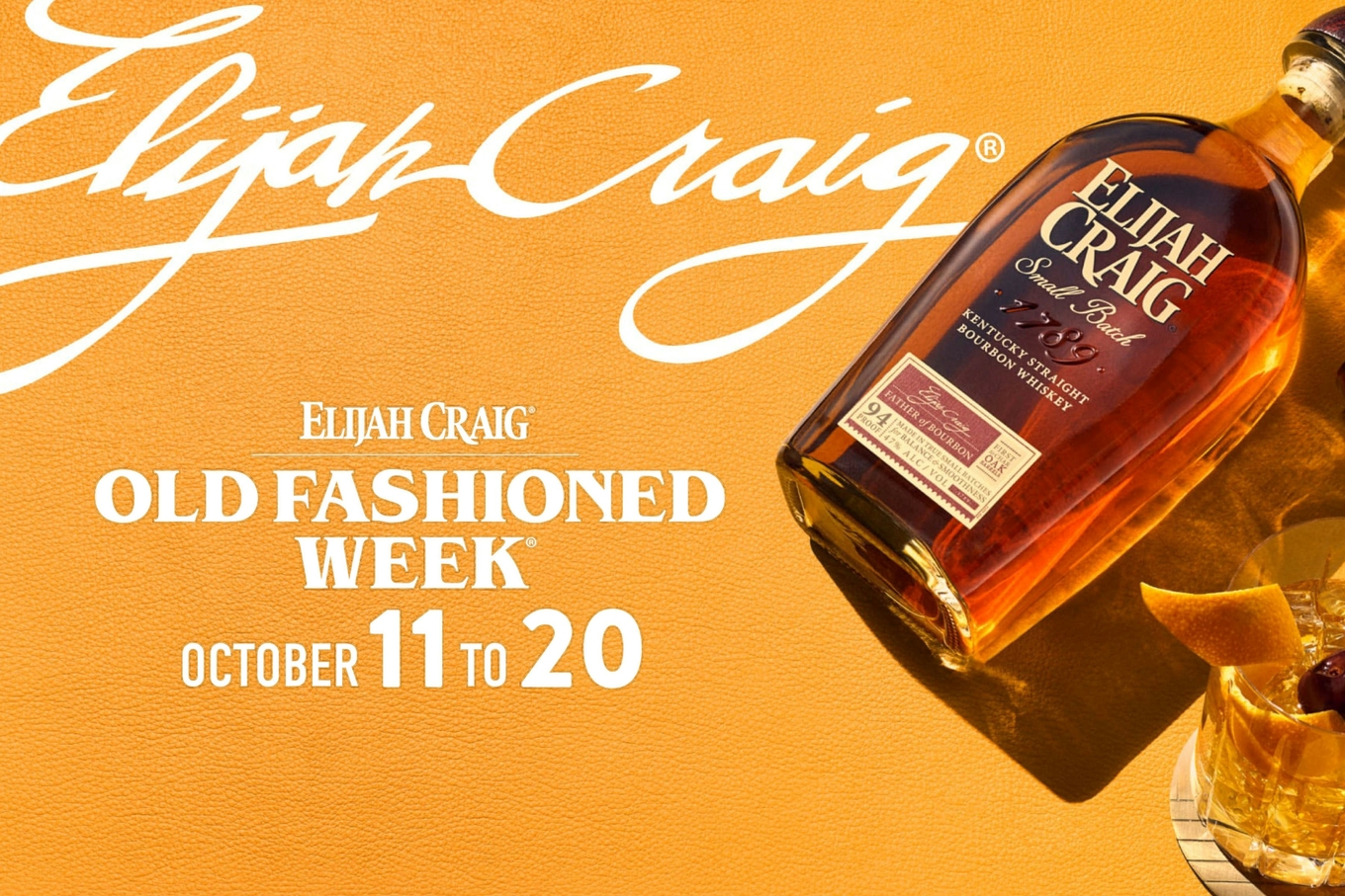Elijah Craig Old Fashioned Week image 1